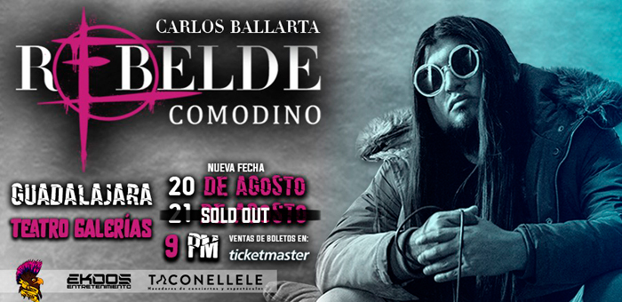 Jalisco Es México - Carlos Ballarta - Rebelde Comodino - Teatro Galerías